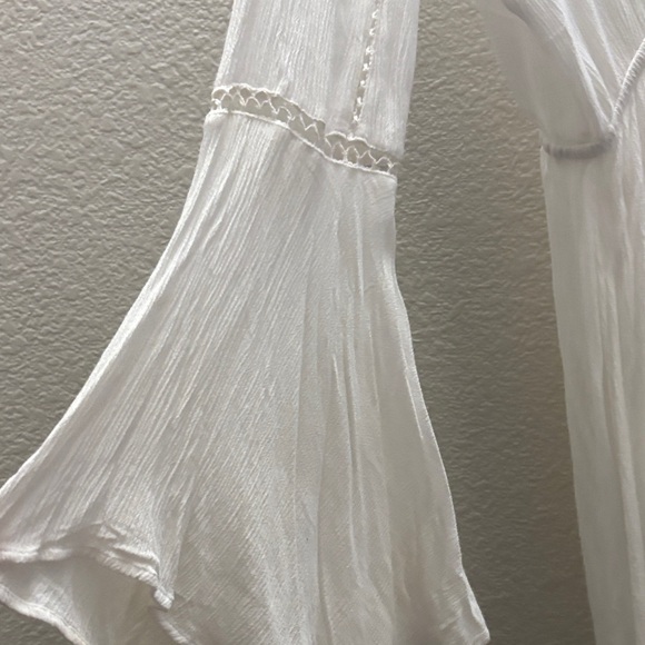 Elan White Flowy Dress - Picture 3 of 4